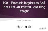 100+ fantastic inspiration and ideas for 3 d printed gold ring designs