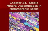 Ch 24 Mineral Assemblages mod 9.ppt