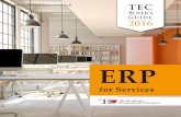 TEC 2016 ERP for Services Buyer's Guide