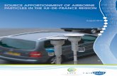 Source apportionment of airborne particles in the Ile-de-France ...