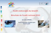Audit endoscopie du Grephh Résultats de l'audit national 2015