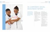 SA: CORPORATE SOCIAL INVESTMENT REPORT