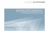 Living with Gypsum: From Raw Material to Finished Products