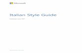 Italian Style Guide