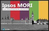 Ipsos MORI Political Monitor - June 2016