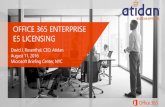 Office 365 Enterprise E5 Licensing