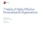 7 Habits of Highly Effective Personalization Organizations