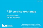 Exchange of P2P services in the Collaborative Economy (PhD research-in-progress)