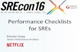 SREcon 2016 Performance Checklists for SREs