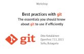 Git best practices workshop
