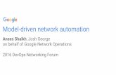 Model-driven Network Automation