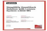 SimpliVity OmniStack Solution with Lenovo System x3650 M5