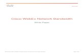 Cisco WebEx Network Bandwidth White Paper