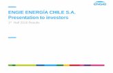 ENGIE ENERGÍA CHILE S.A. Presentation to investors