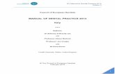 MANUAL OF DENTAL PRACTICE 2014 Italy