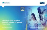 Capgemini Smart Analytics Solutions Platform for Banking