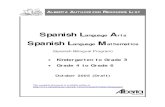 Spanish Language Arts Spanish Language Mathematics