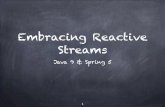 Embracing Reactive Streams with Java 9 and Spring 5