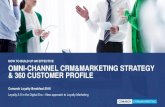 How to build an effective omni-channel CRM & Marketing Strategy & 360 customer profile