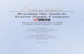 Rezoning Site Analysis Tractor Supply Company