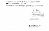Technical Manual for the EMT 10T embroidery peripheral