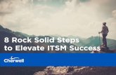 8 Rock Solid Steps to Elevate ITSM Success