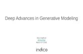 Deep Advances in Generative Modeling