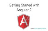 Getting Started with Angular 2