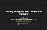 MongoDB Days UK: Scaling MongoDB with Docker and cgroups