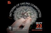 Patterns of online communities