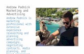 Andrew Padnick Advertising and Marketing Professional