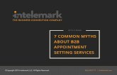 7 Common Myths About B2B Appointment Setting Services