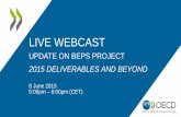 BEPS Webcast #7 - Update on project
