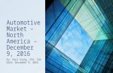 Automotive market - North america - December 9, 2016