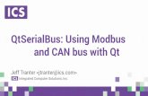 [Webinar] QtSerialBus: Using Modbus and CAN bus with Qt