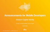 Announcements for Mobile Developers