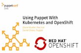 PuppetConf 2016: Using Puppet with Kubernetes and OpenShift – Diane Mueller, Red Hat & Daniel Dreier, Puppet