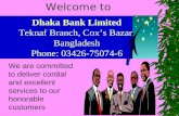 Presentation dhaka bank