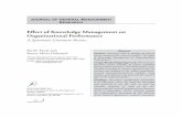 Effect of Knowledge Management on Organizational Performance - A Systematic Literature Review