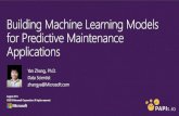 [Tutorial] building machine learning models for predictive maintenance applications - Yan Zhang