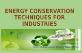 Energy Conservation Techniques For Industries