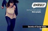 6 Secrets To Social Video Success