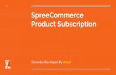 Spree commerce product subscription
