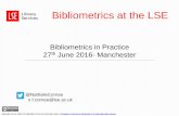 Bibliometrics at the LSE