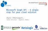 Microsoft Graph API - A Single Stop For Your Cloud Solution