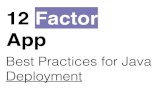 JavaOne 2015: 12 Factor App