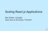 Voxxed Days Thesaloniki 2016 - Scaling react.js applications