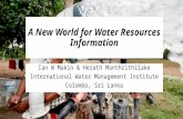 A New World for Water Resources Information