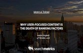 SearchLove London 2016 | Marcus Tober | Why User-Focused Content is the Death of Ranking Factors