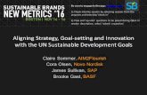 Aligning Strategy, Goal-setting and Innovation with the UN Sustainable Development Goals